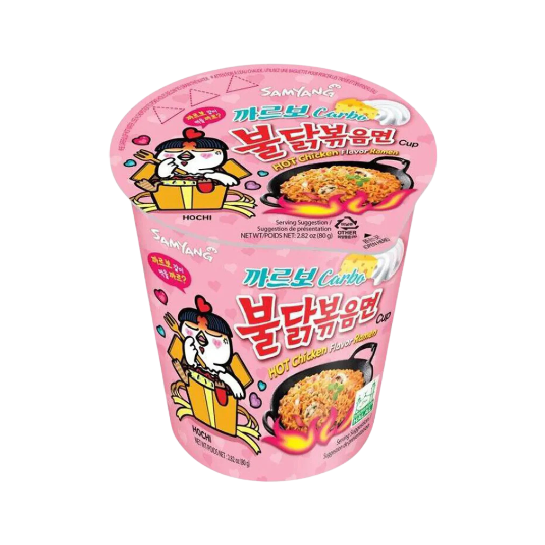 Samyang Hot Chicken Cup Ramen Carbonara - 80g