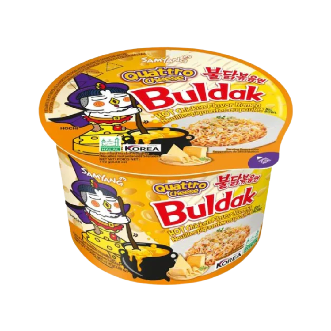 Djathë Samyang QUATTRO me pulë të nxehtë TASI I MADH Petë Ramen - 105 g