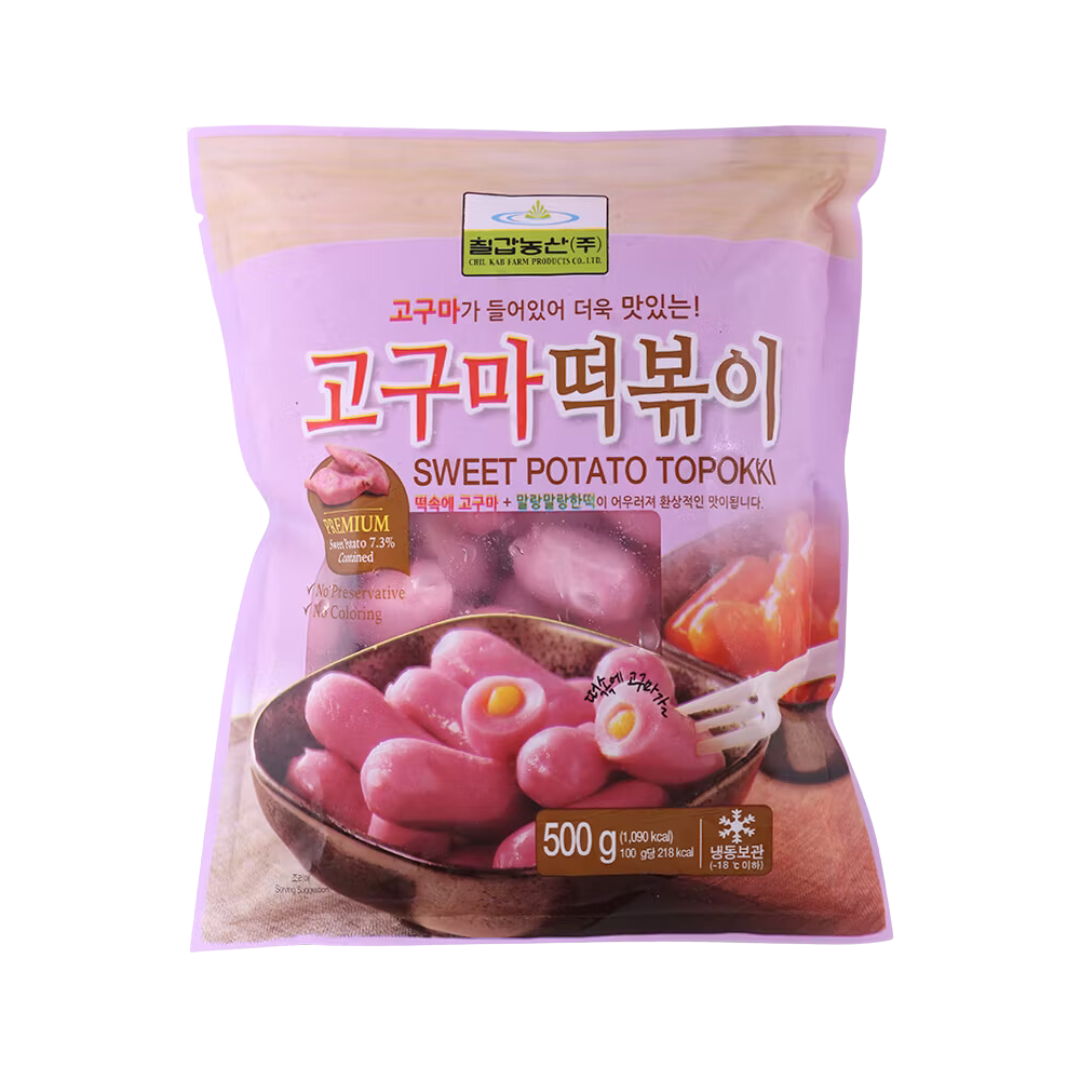 Chilkab Topokki me patate të ëmbla të ngrira 500 g