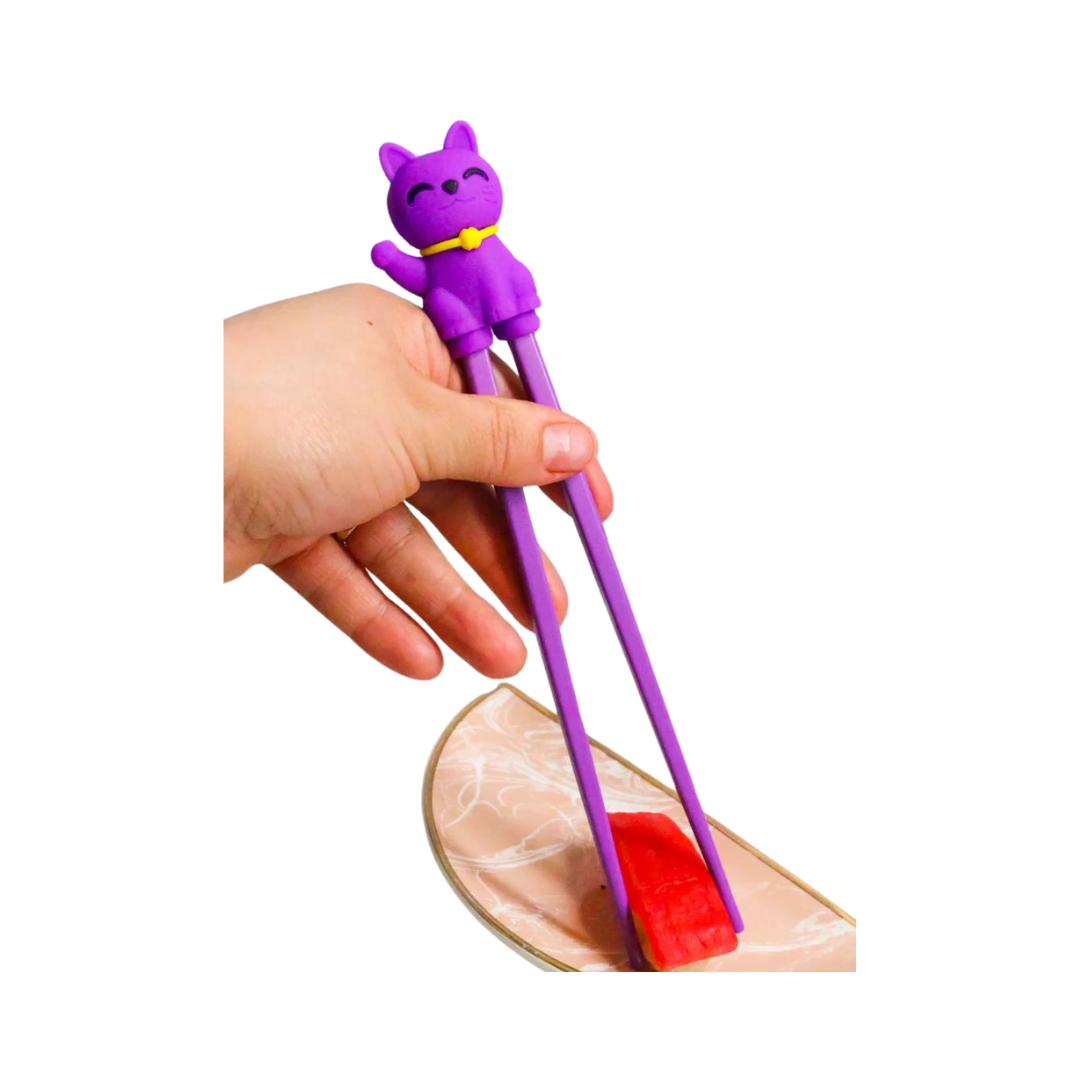 Easy to Use Training Chopsticks - Lucky Cat