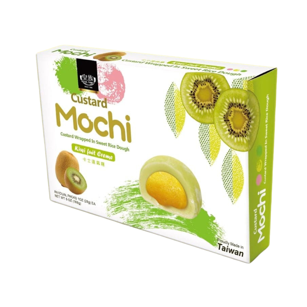 Royal Family Custard Kiwi mochi