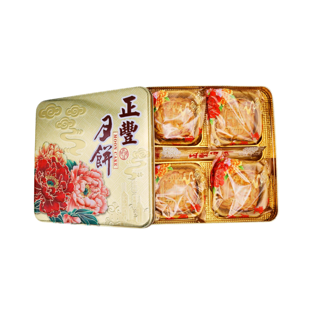 Zheng Feng GOLD Mooncake Yolk White Lotus Paste 720g