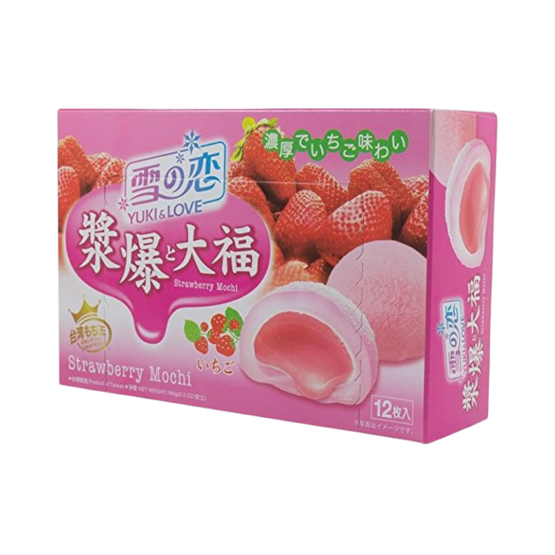 Yuki &amp; Love Strawberry Mochi - 180 g