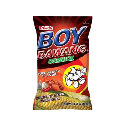 Boy Bawang Corn Snack - Hot Garlic Flavour - 90g