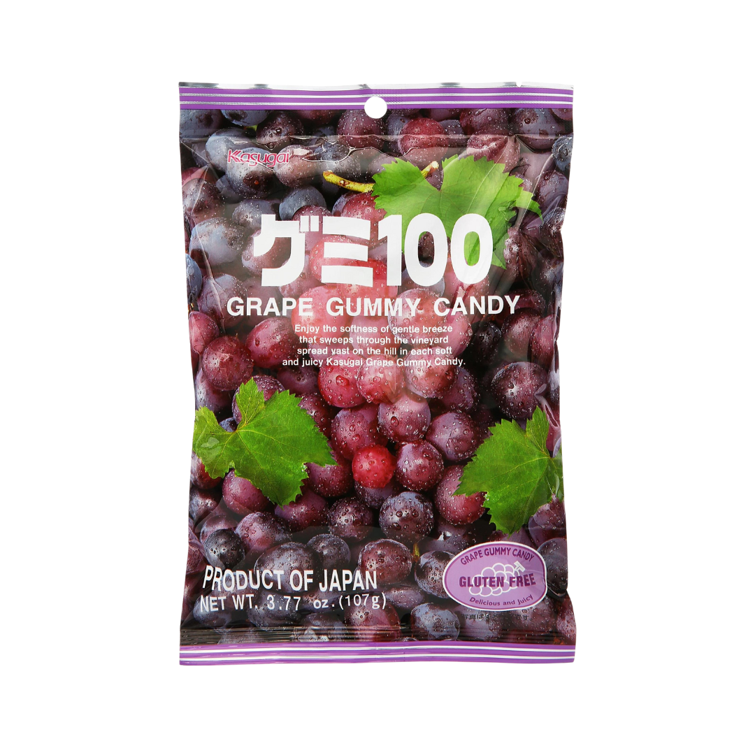 Kasugai Grape Gummy Candy - 107 g