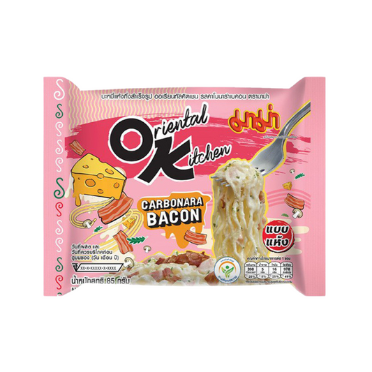 Mama Oriental Kitchen Carbonara Bacon Instant Noodles - 85g