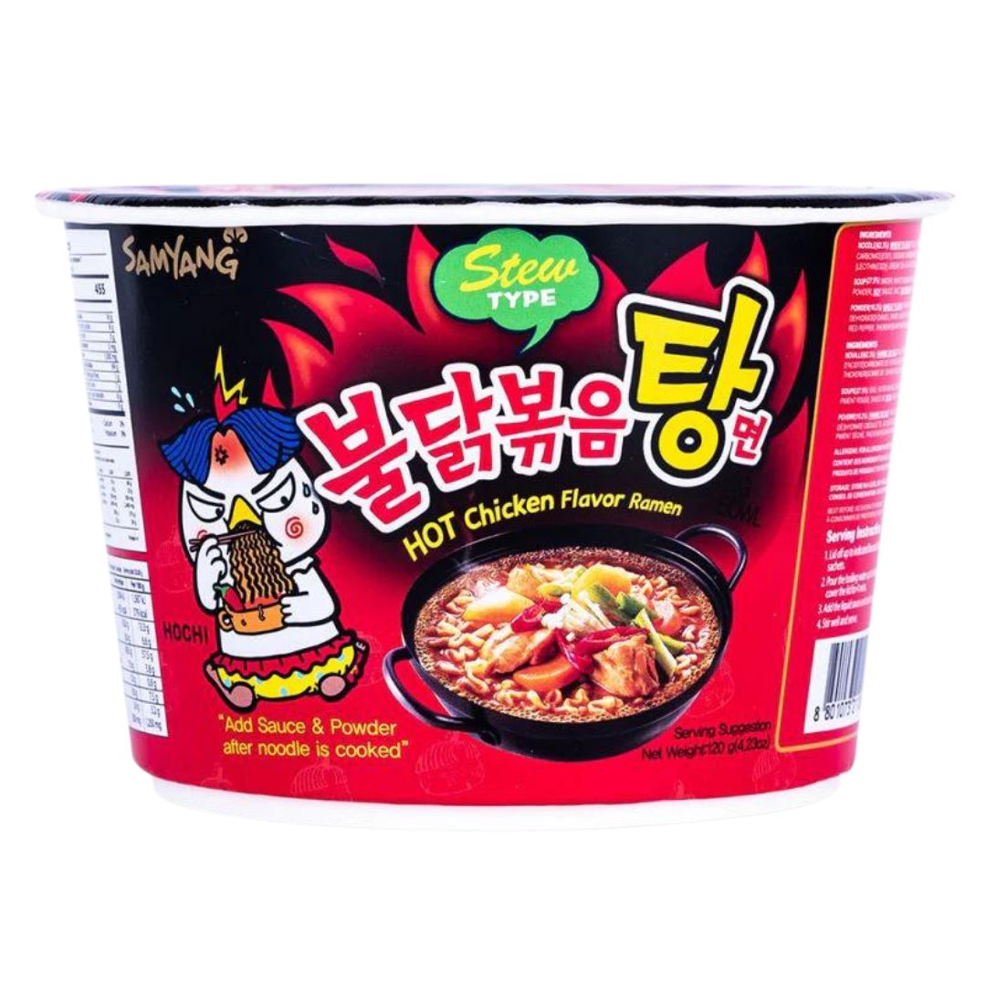 Samyang Hot Chicken Aromë Supë Ramen Stew Lloji (Tasi i madh)