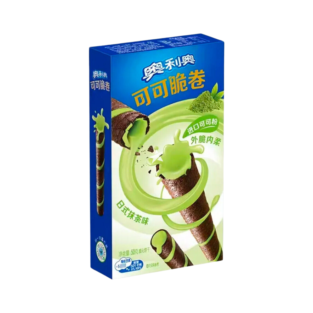 Oreo Cocoa Crispy Rolls Japanese Matcha 50g