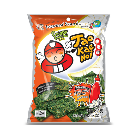 Taokaenoi Crispy Seaweed Sriracha Chilli Sauce Flavour - 32g